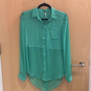 Free People Button Down
